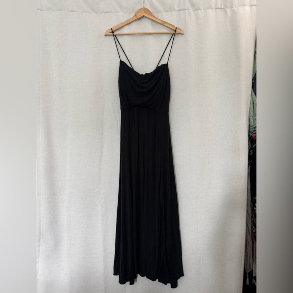 Halara Elegant Black Maxi Dress